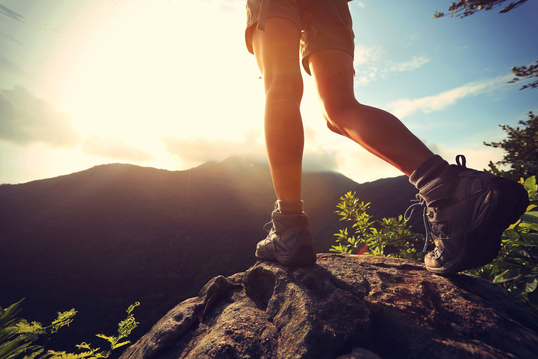 hiking boots to help prevent injury
