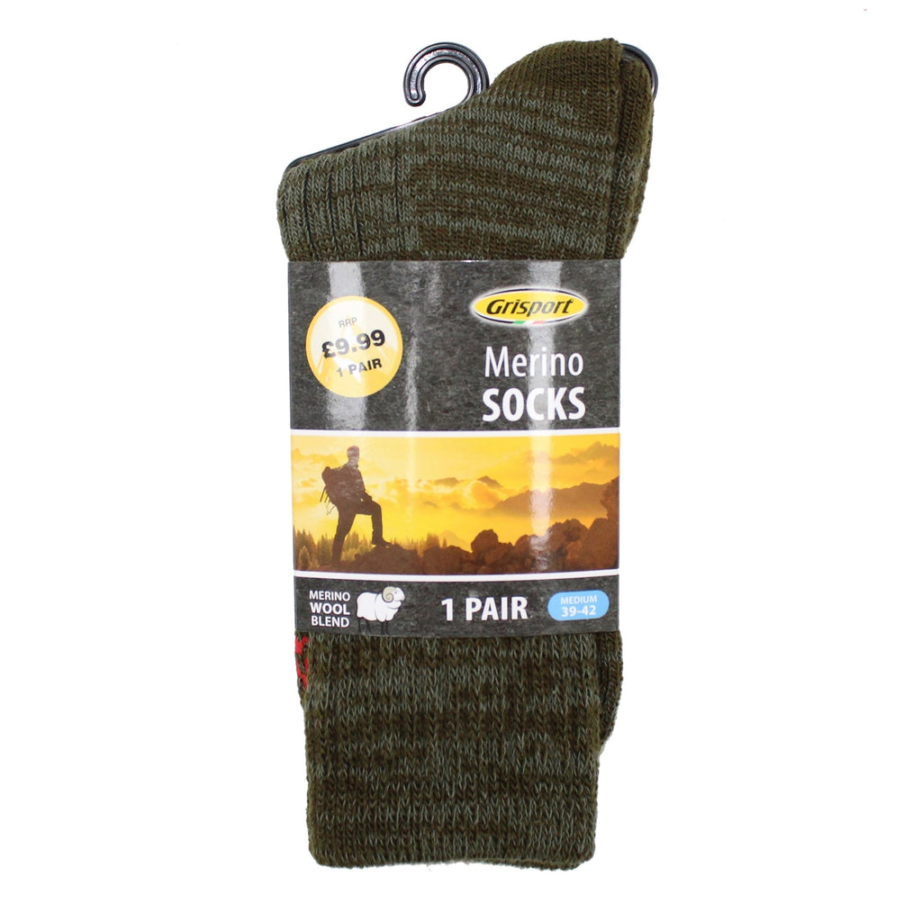 Grisport Merino Wool (Single Pair Socks) GREEN