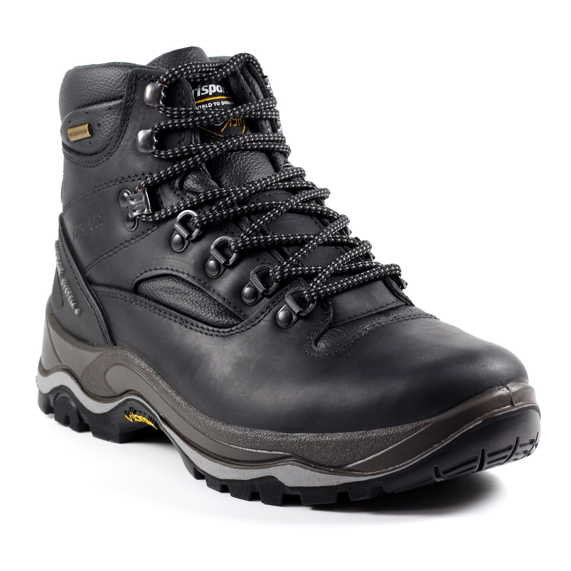 Quatro Black Hiking Boot