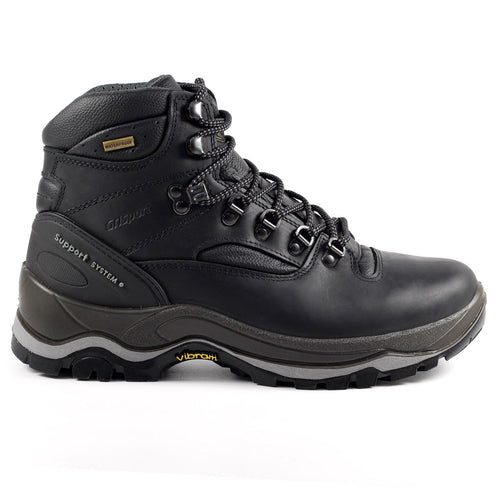 Quatro Black Hiking Boot