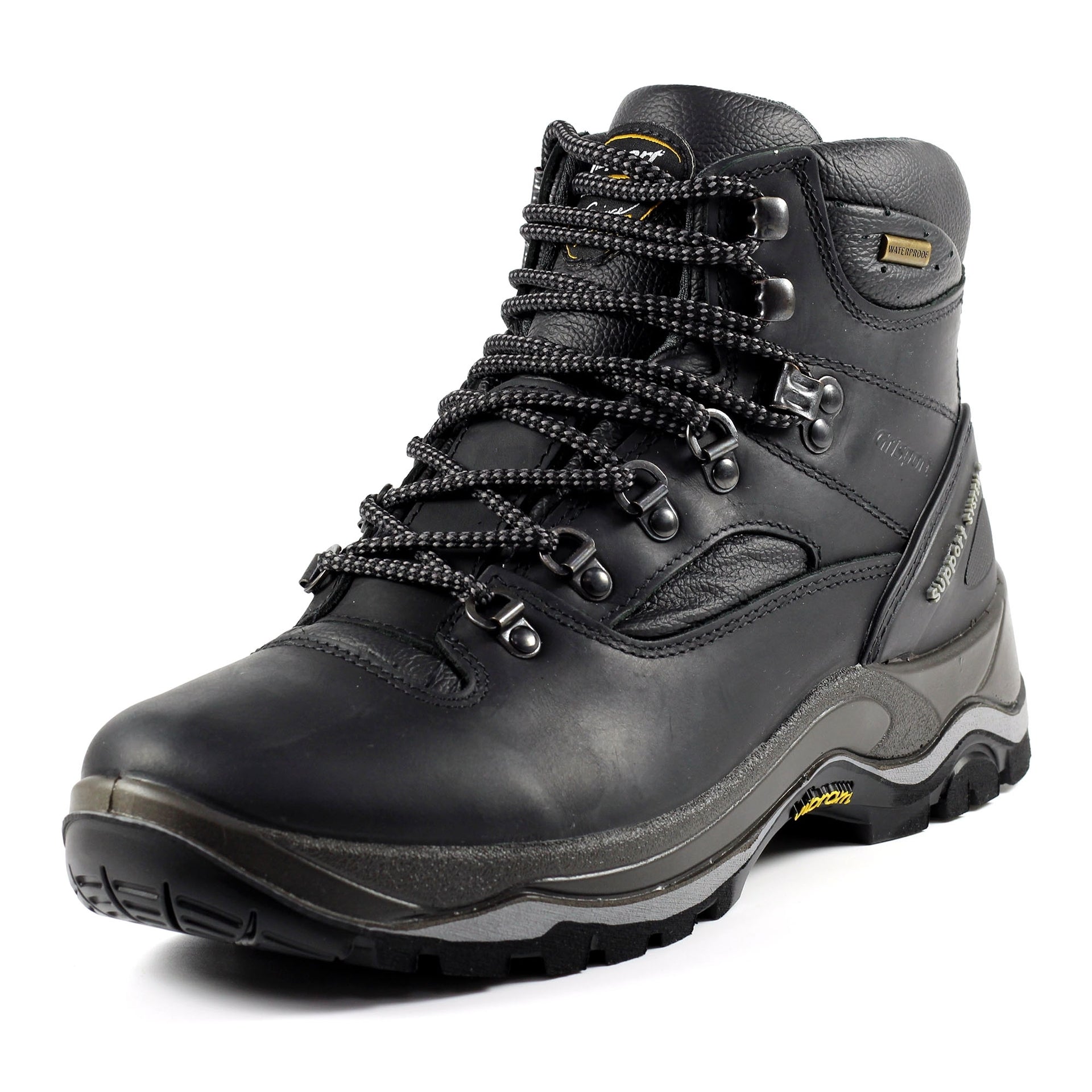 Quatro Black Hiking Boot