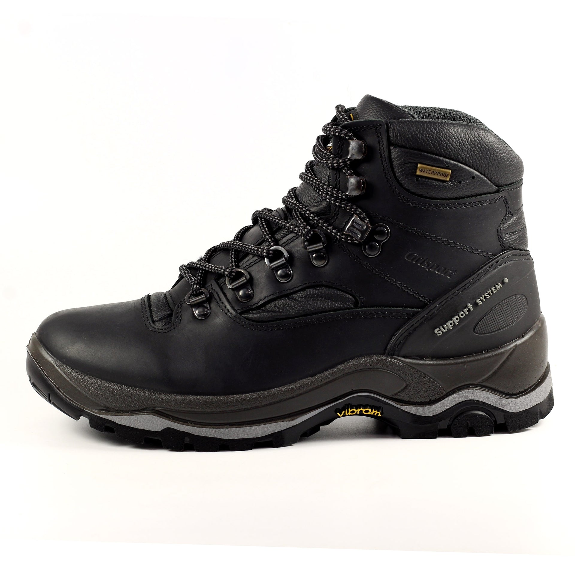 Quatro Black Hiking Boot