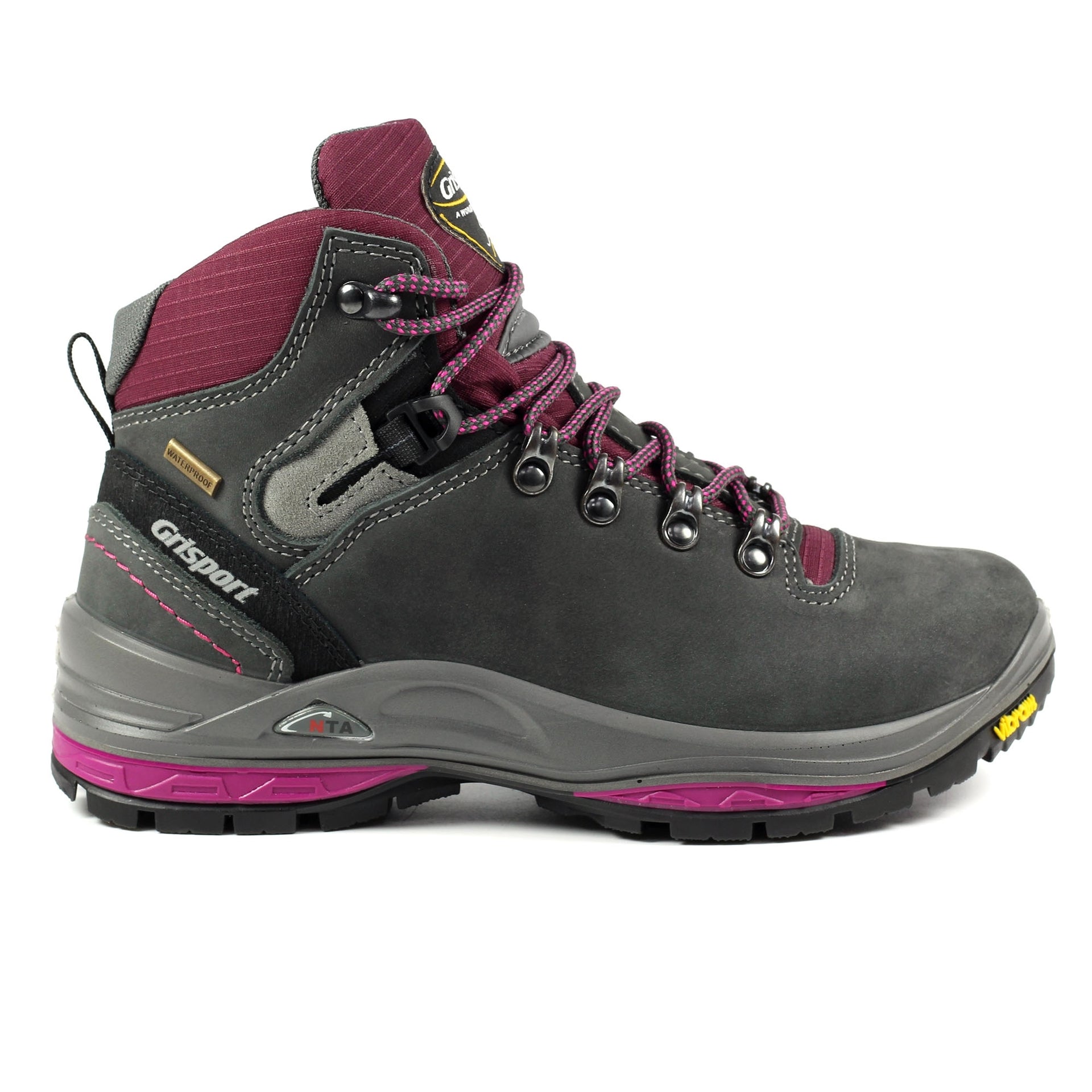 Lady Glide Grey Waterproof Hiking Boot