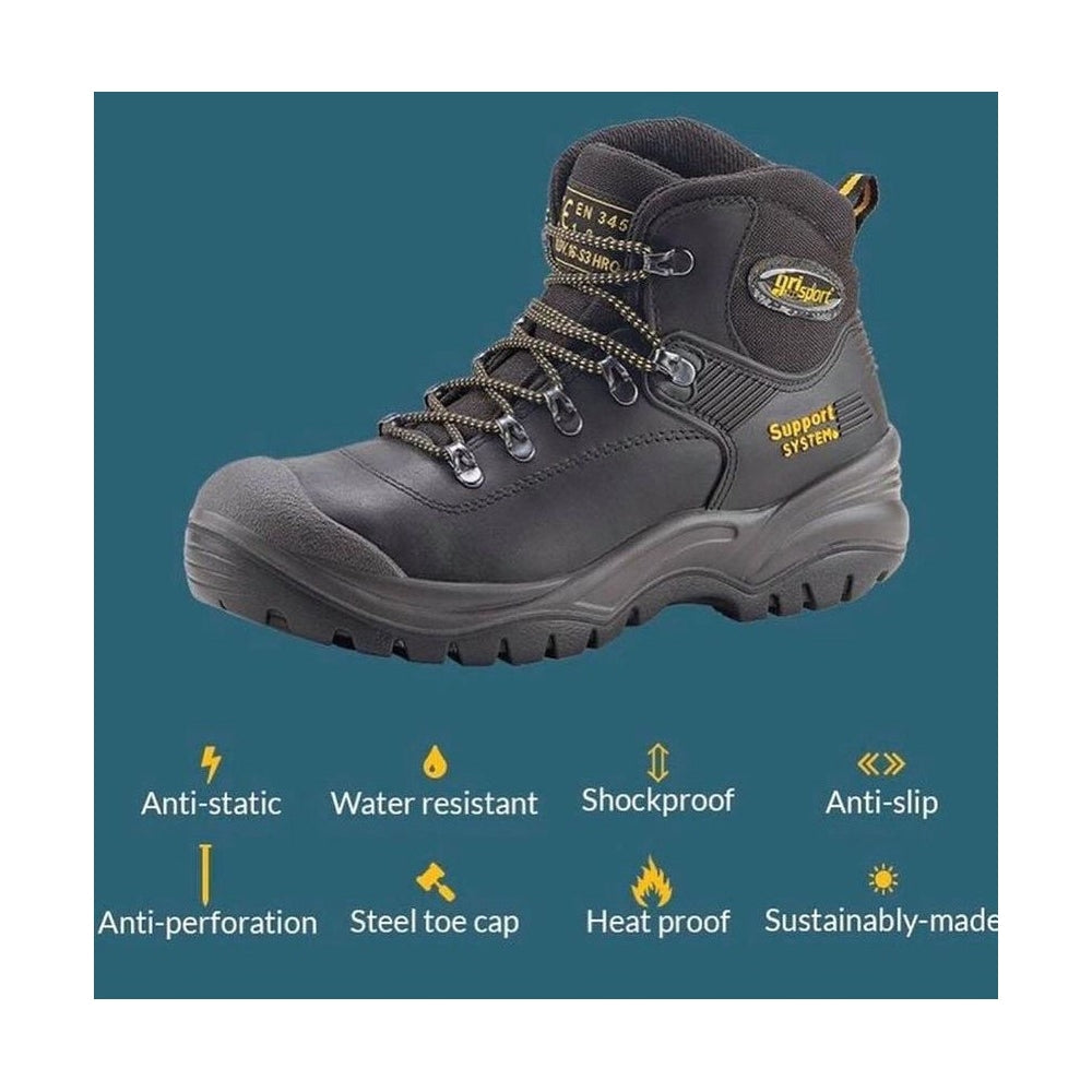Contractor Black Safety Boot