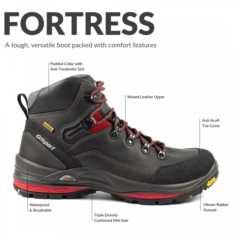 Fortress Grey Hiking Boot