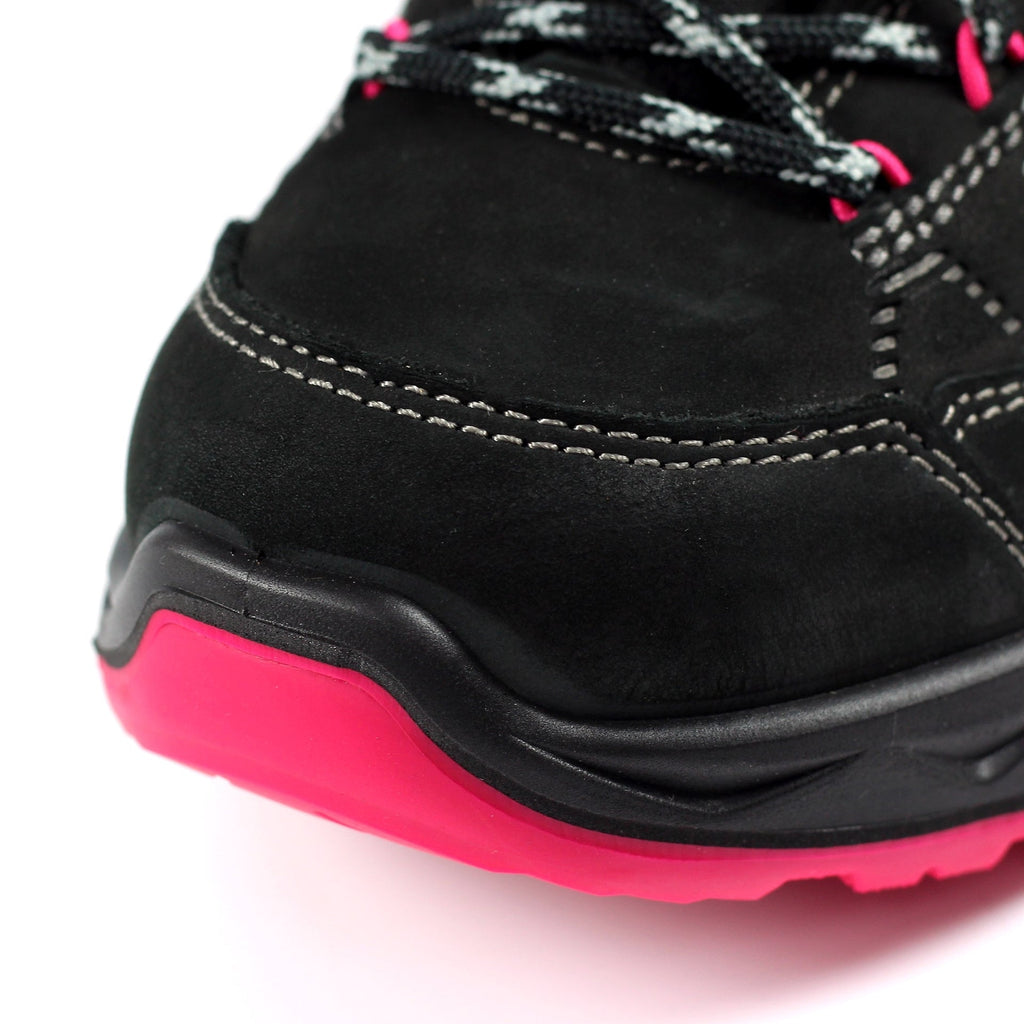 Ladies Bodmin Black Walking Shoe