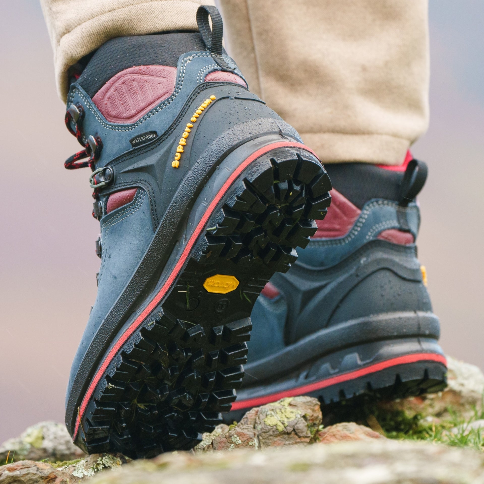 Ladies Crest Blue Boots