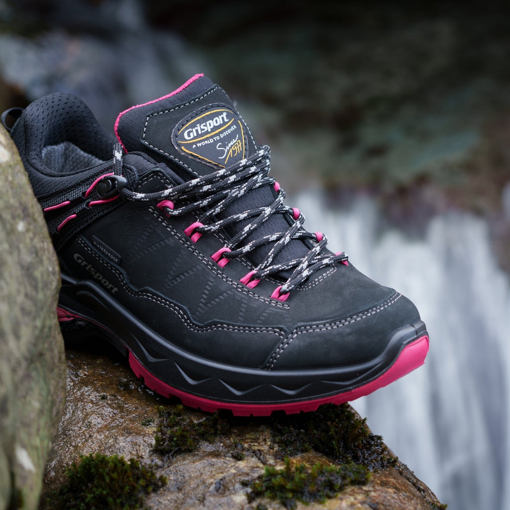 Ladies Bodmin Black Walking Shoe