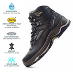 Quatro Black Hiking Boot