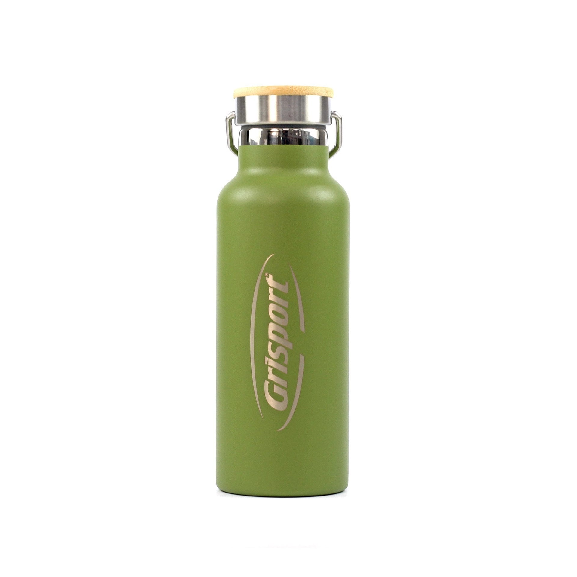 Vacuum Bamboo Top Water Bottle