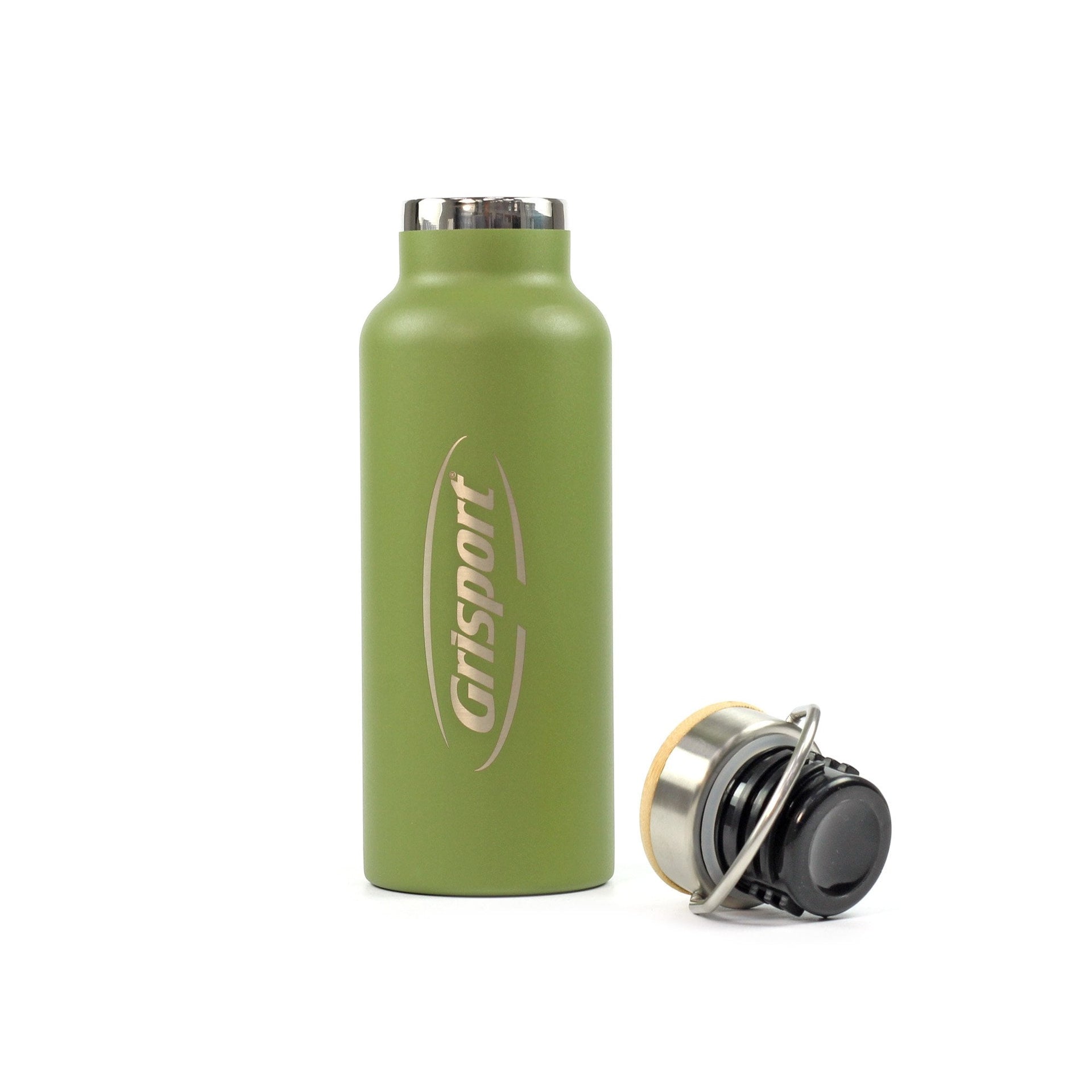 Vacuum Bamboo Top Water Bottle