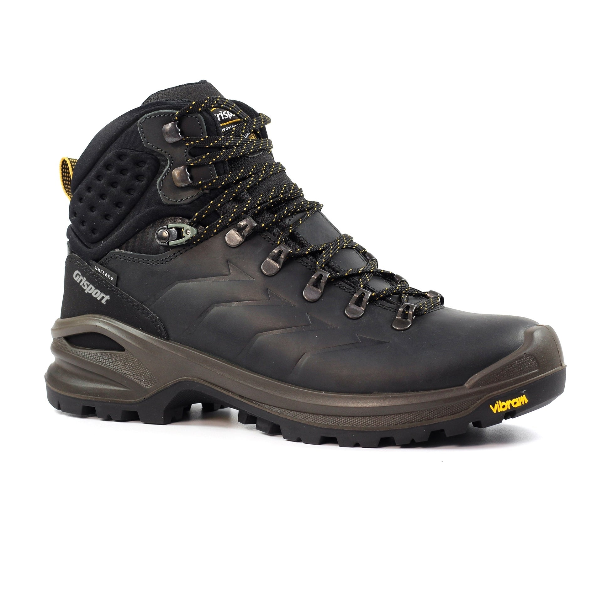 Grisport Northway Black Leather Hiking Boot