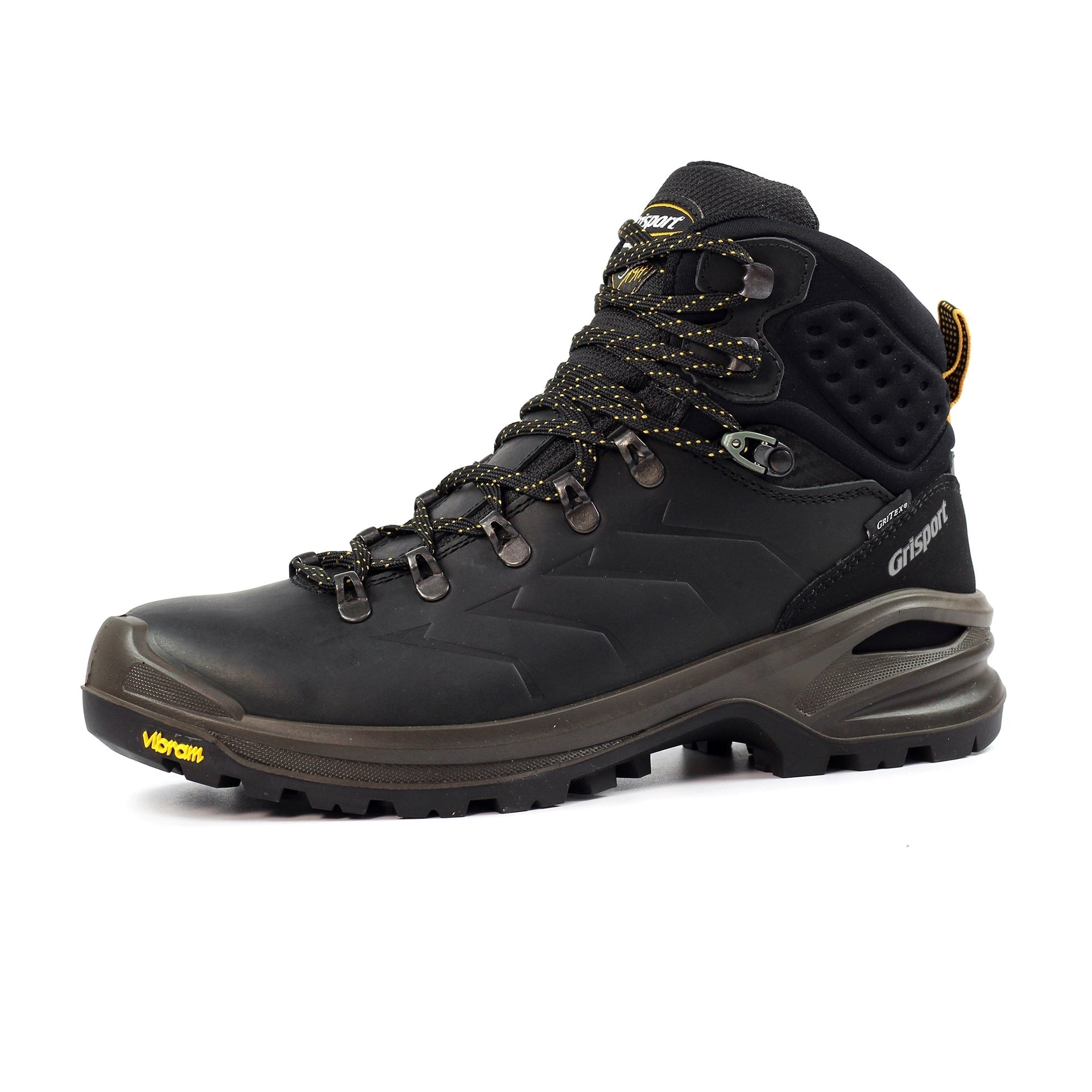 Grisport Northway Black Leather Hiking Boot