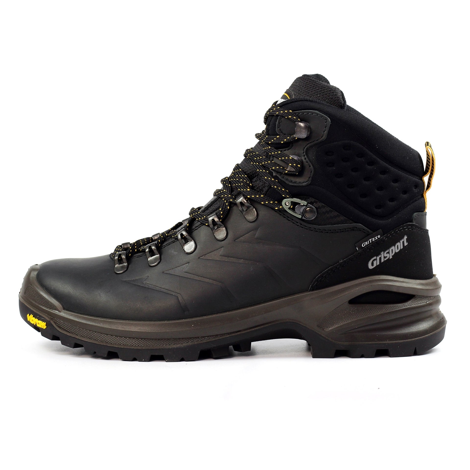 Grisport Northway Black Leather Hiking Boot