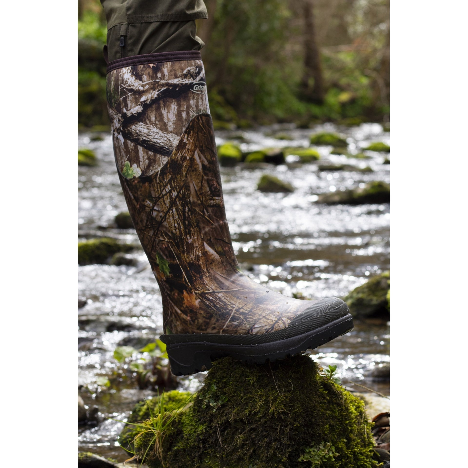 Swamp II Neoprene Lined Camo Wellington