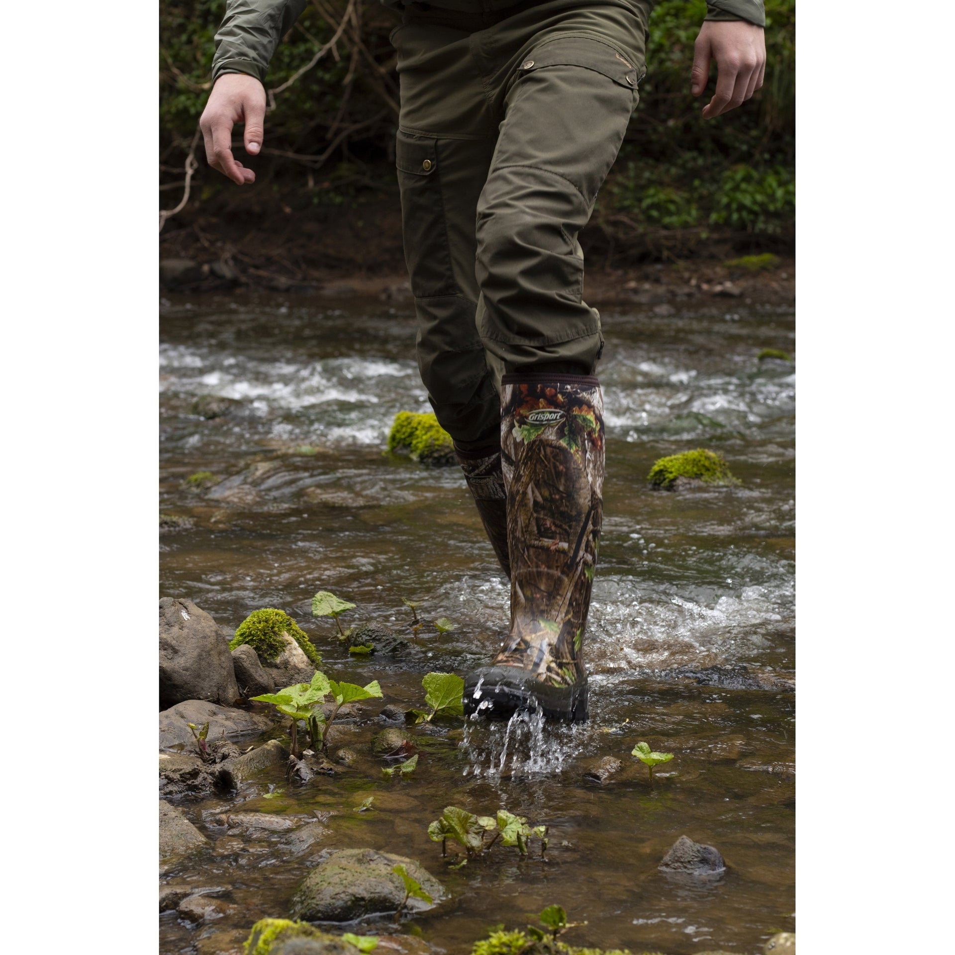 Swamp II Neoprene Lined Camo Wellington