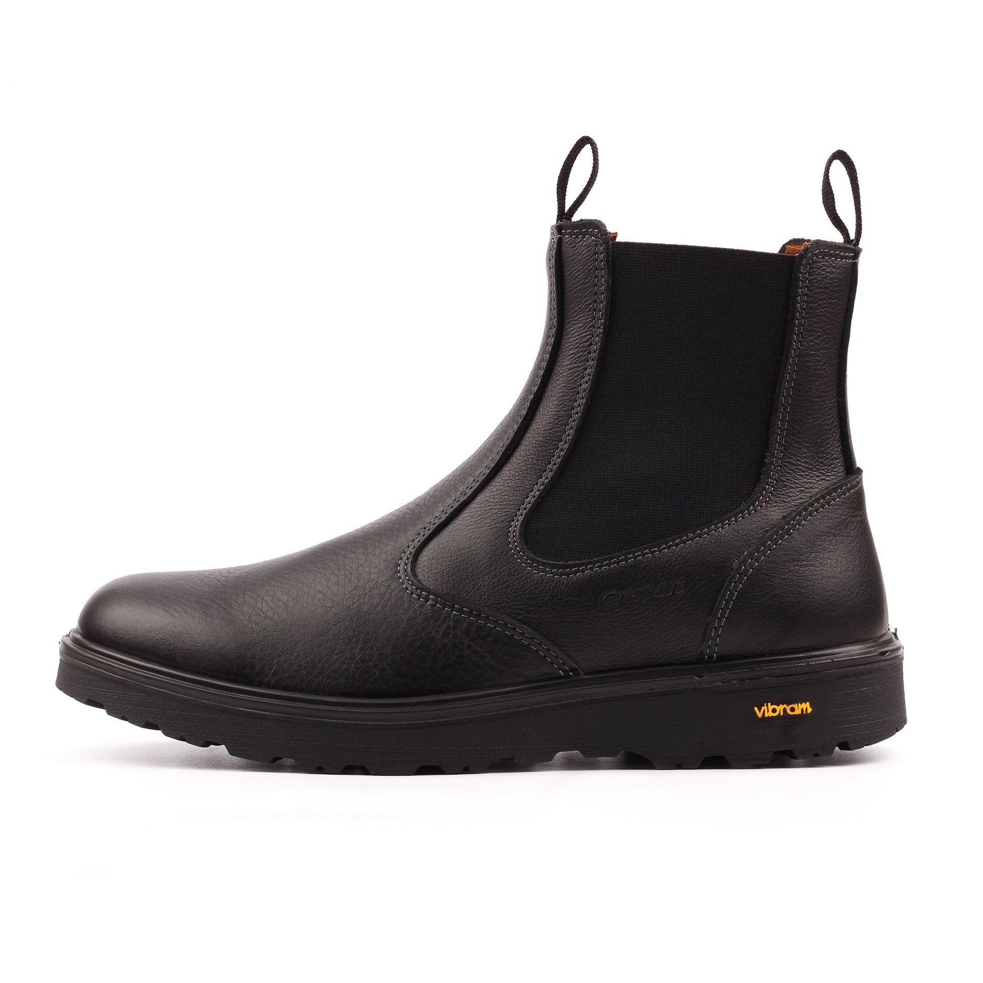 Crieff Black Slip On Boot