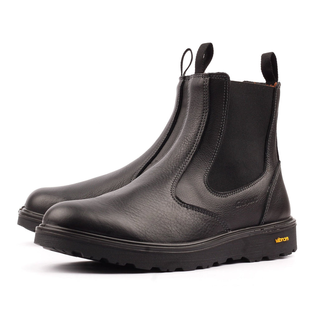 Crieff Black Slip On Boot
