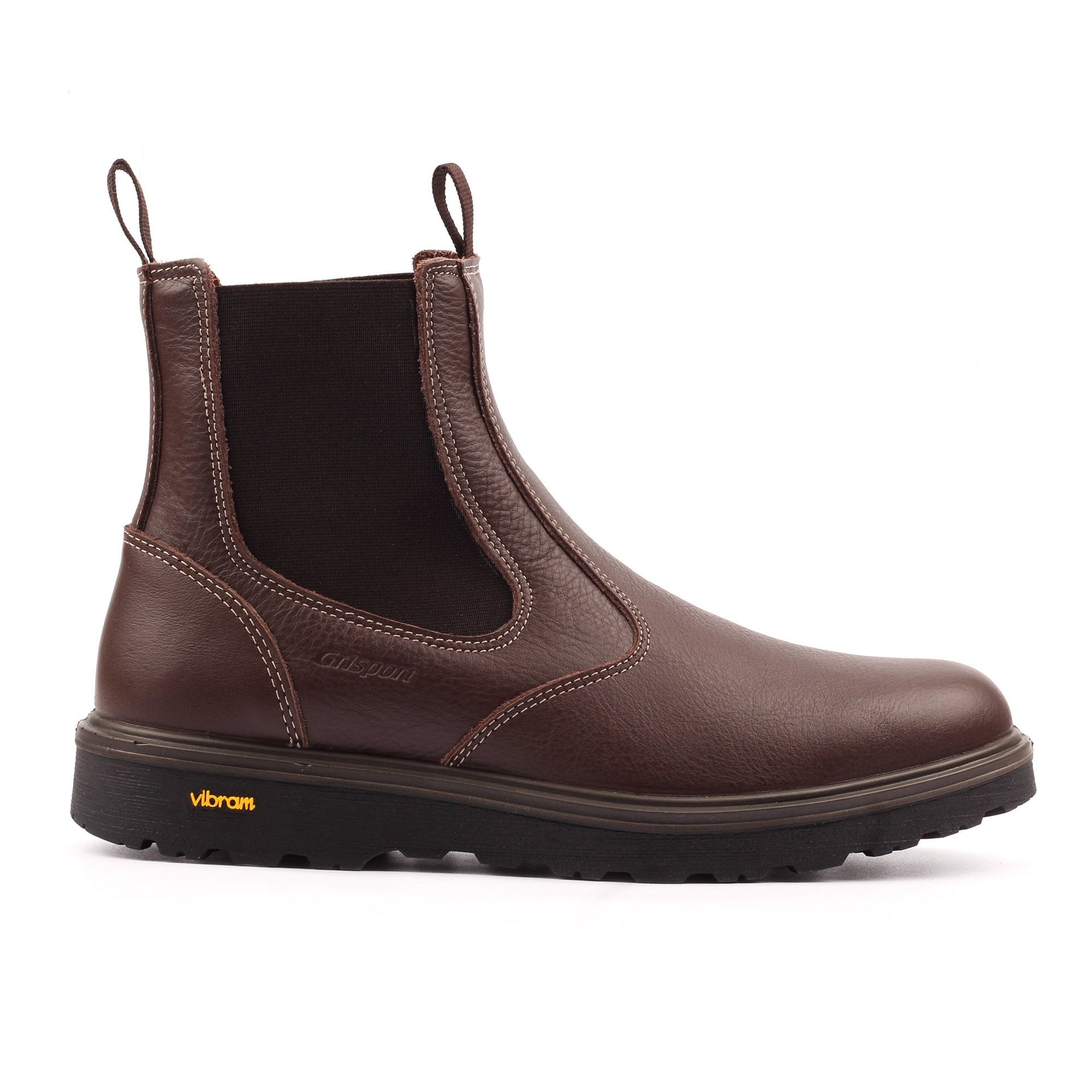 Crieff Brown Slip On Boot