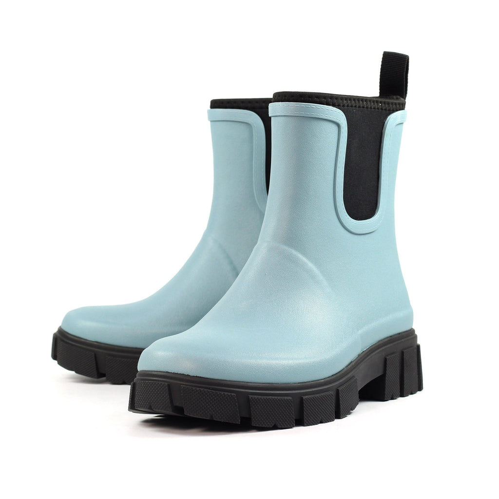 Lake Pale Blue Ankle Wellington