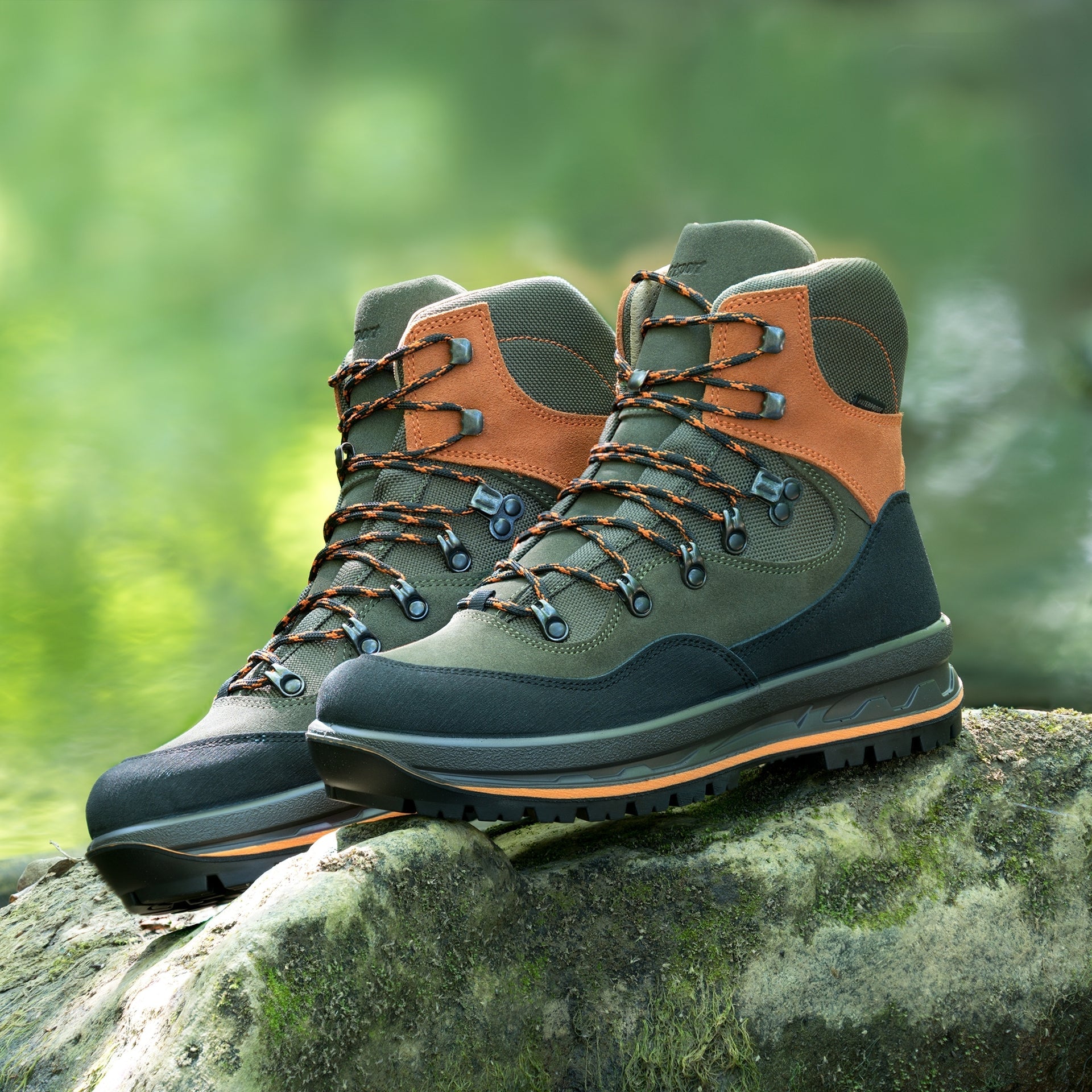 Flint Olive Trekking Boot