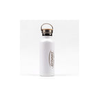 Vacuum White Bamboo Top Water Bottle