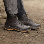 Aztec Wide Fit Boot (Brown Waxed Leather)