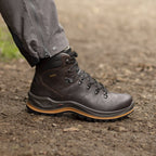Aztec Wide Fit Boot (Brown Waxed Leather)