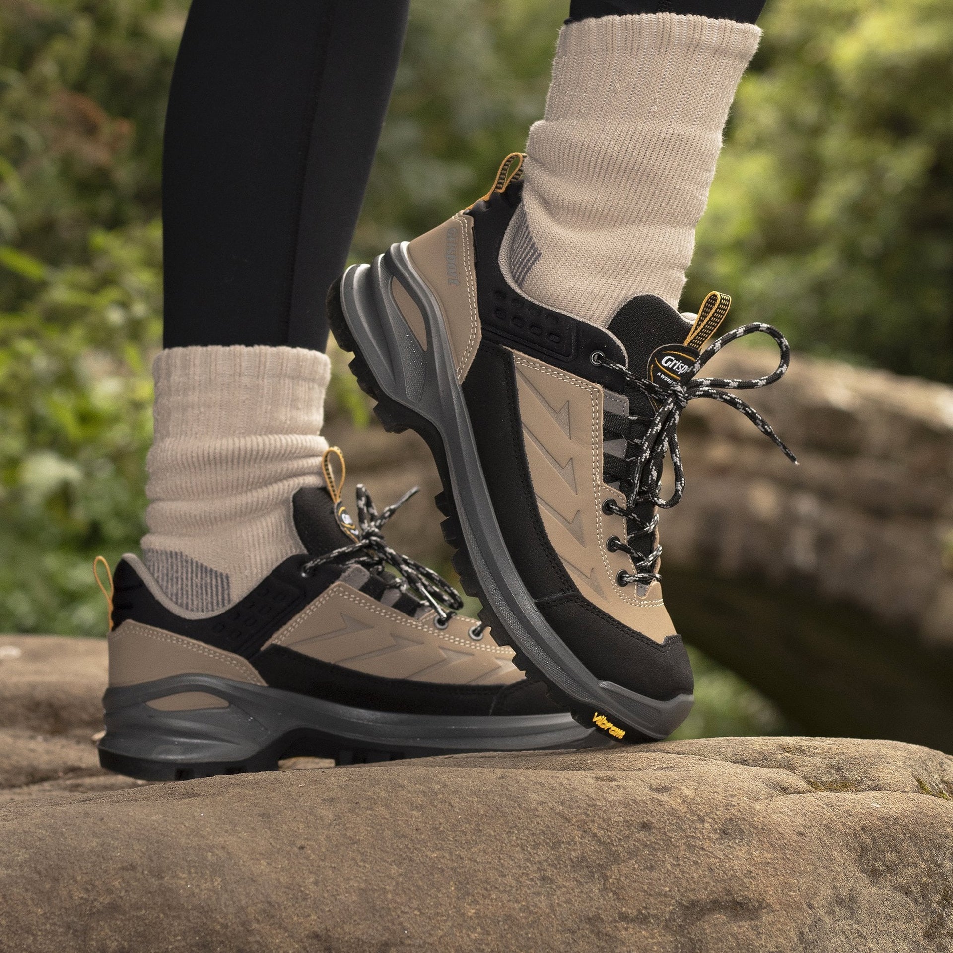 Lady Halo Beige Walking Shoe