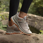 Lady Nomad Light Grey Walking Shoe