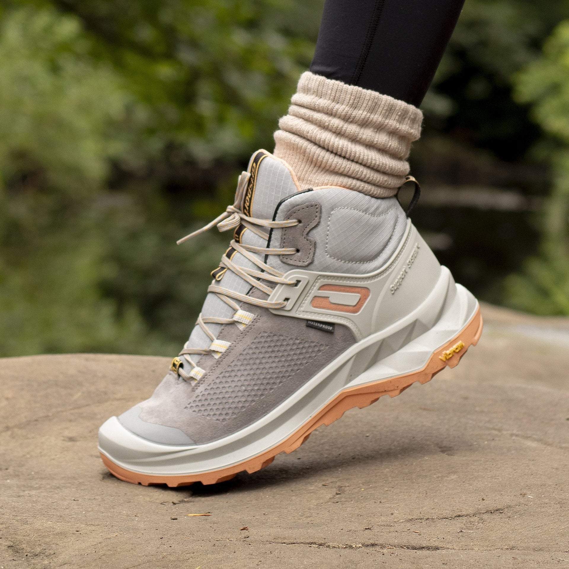 Lady Terra Light Grey Walking Boot