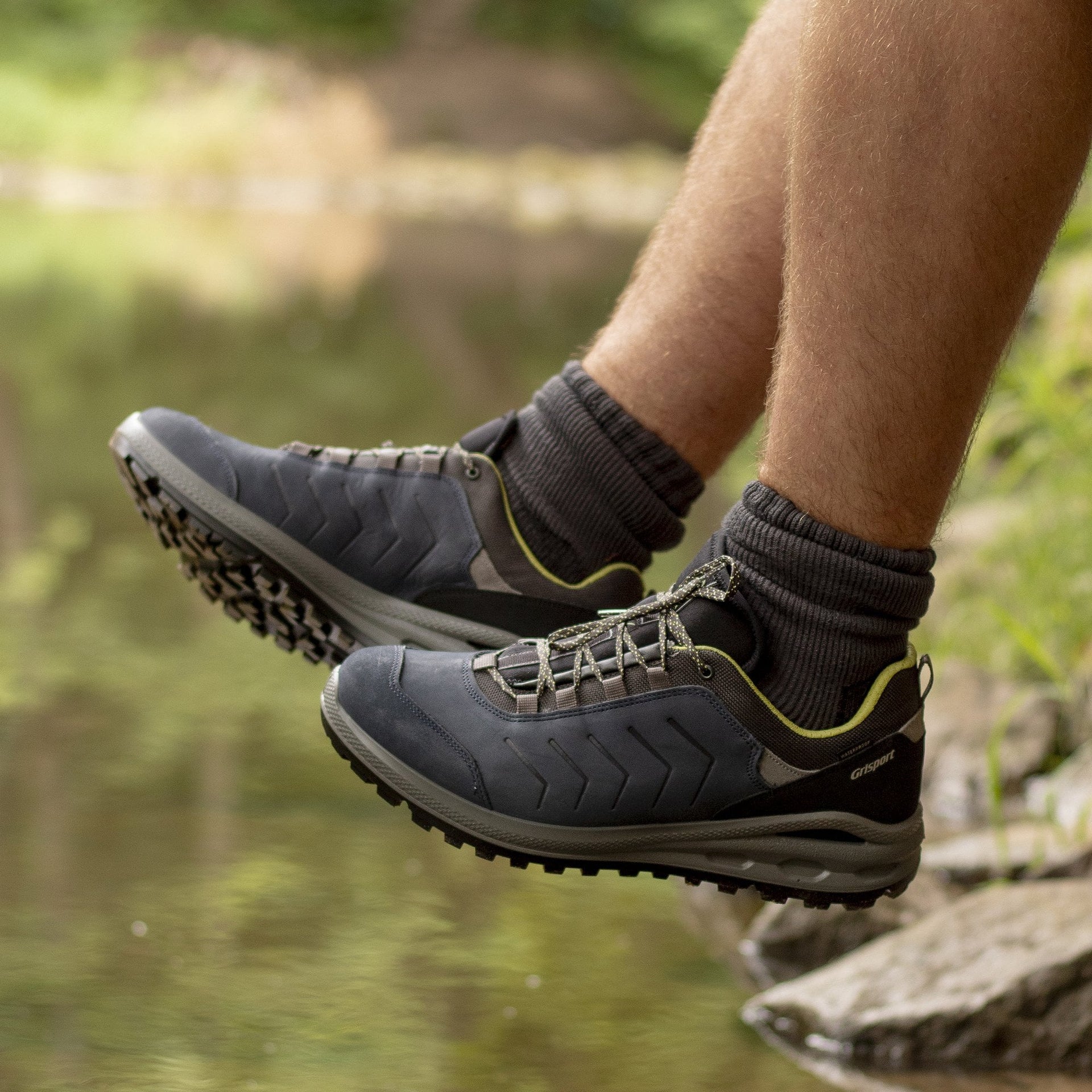 Tilbury Mens Navy Walking Shoe