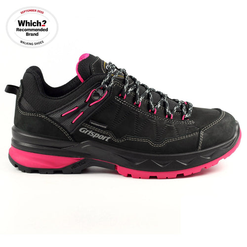 Ladies Bodmin Black Walking Shoe