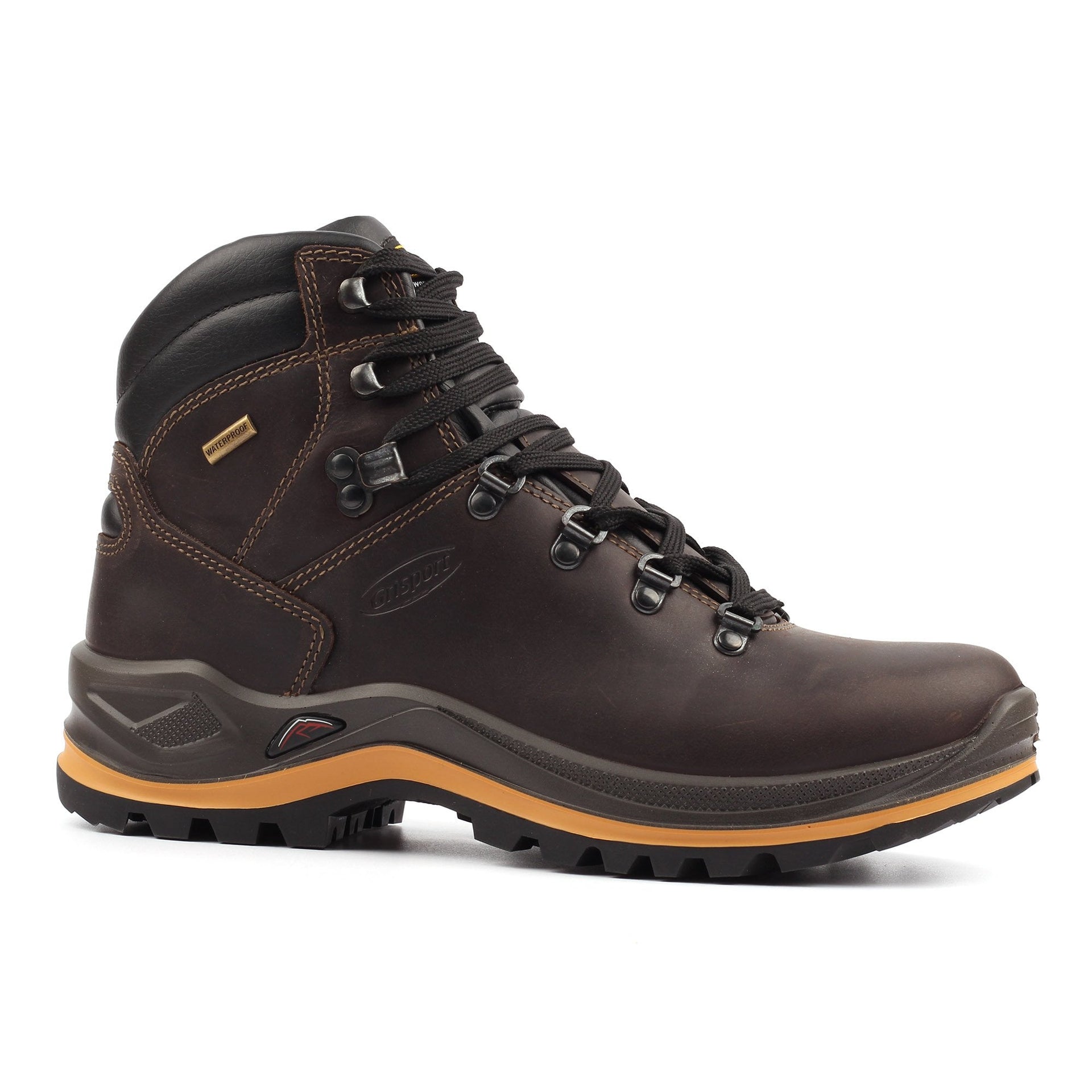 Aztec Wide Fit Boot (Brown Waxed Leather)