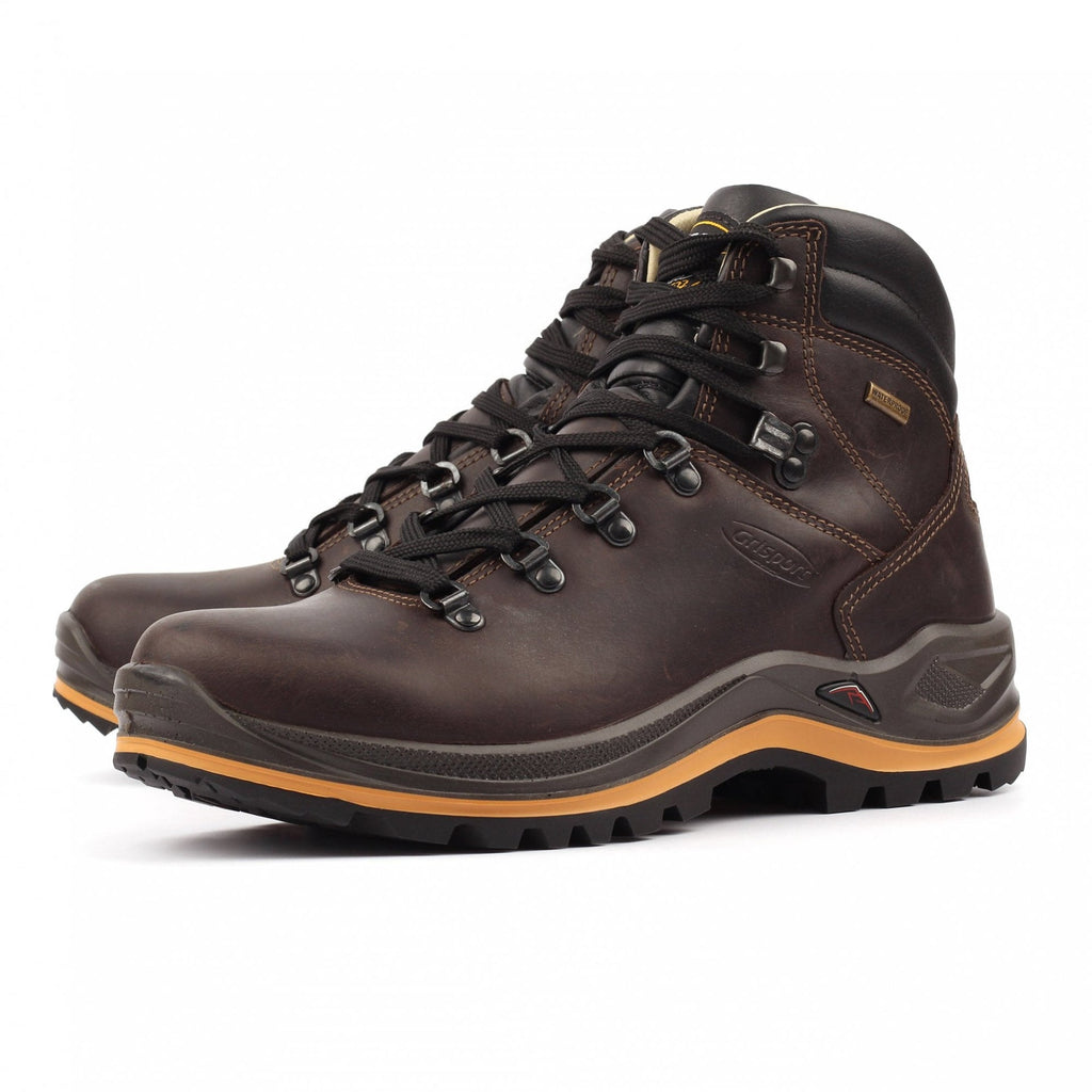 Aztec Wide Fit Boot (Brown Waxed Leather)