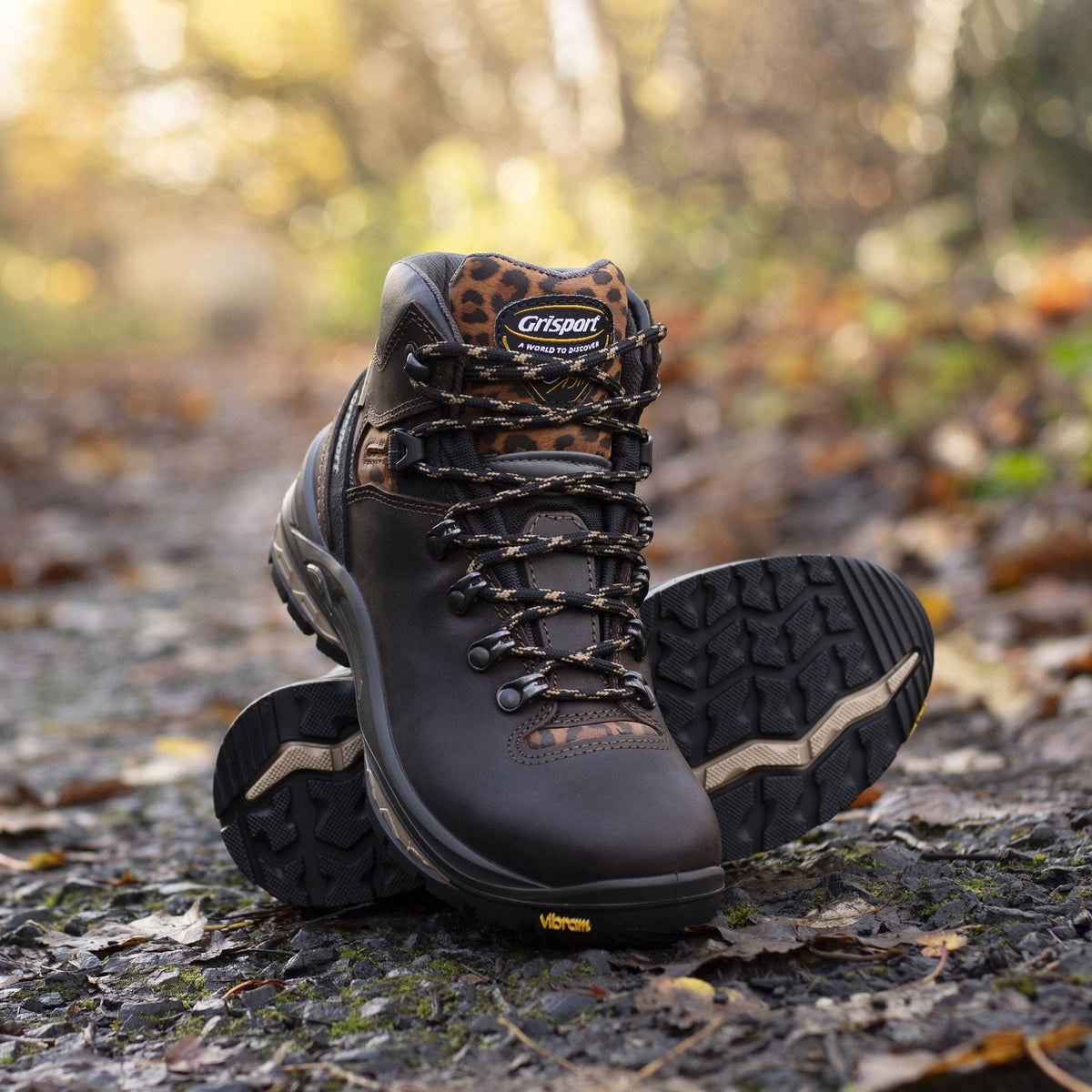 Lady Glide Animal Print Hiking Boot
