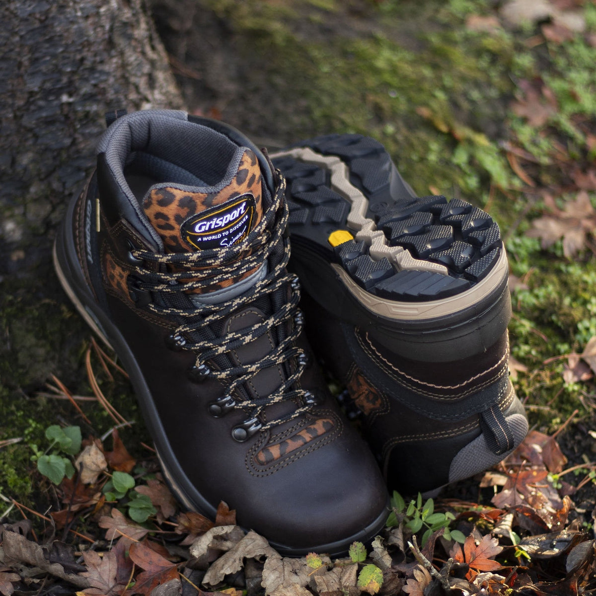 Lady Glide Animal Print Hiking Boot