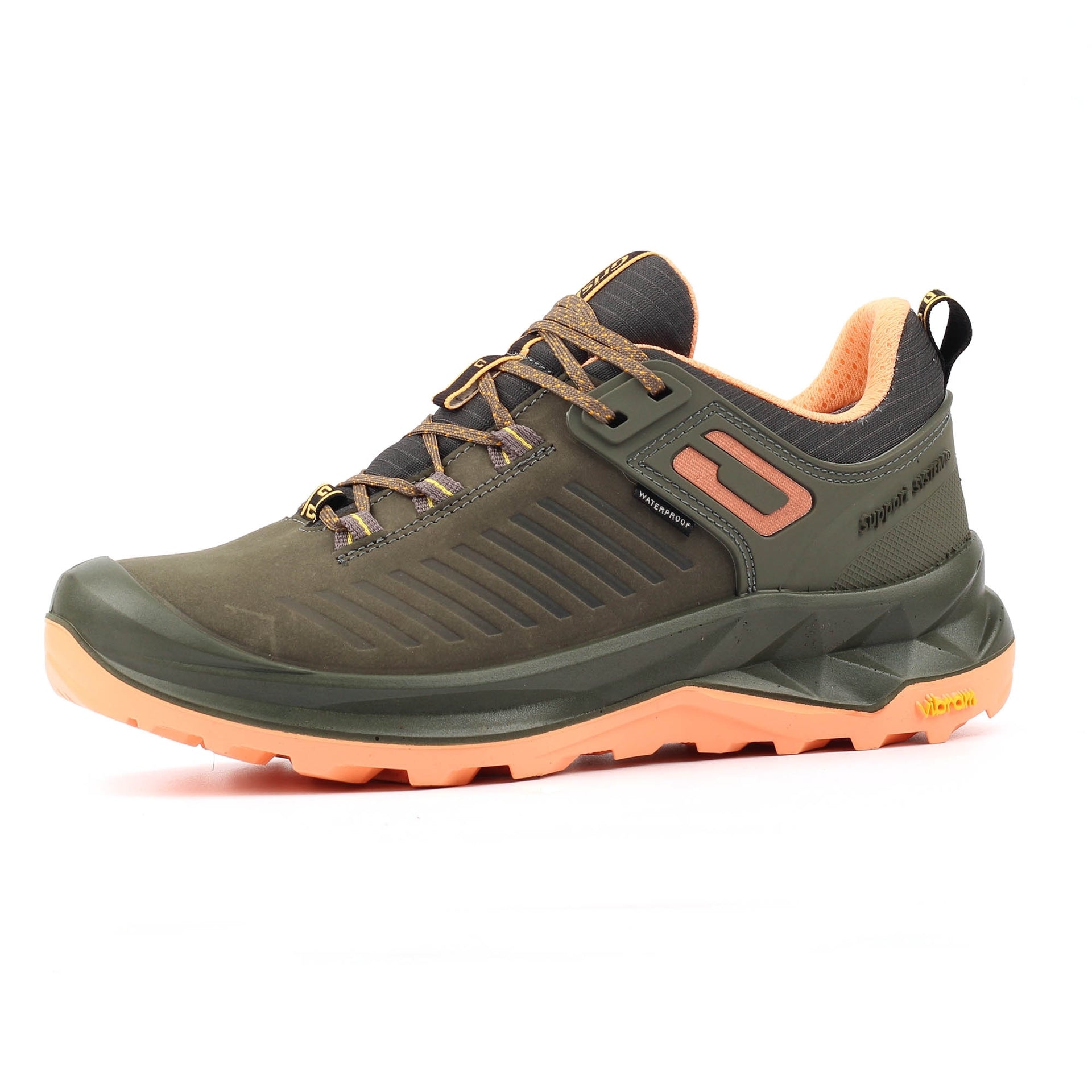 Lady Leap Military Green Shoe
