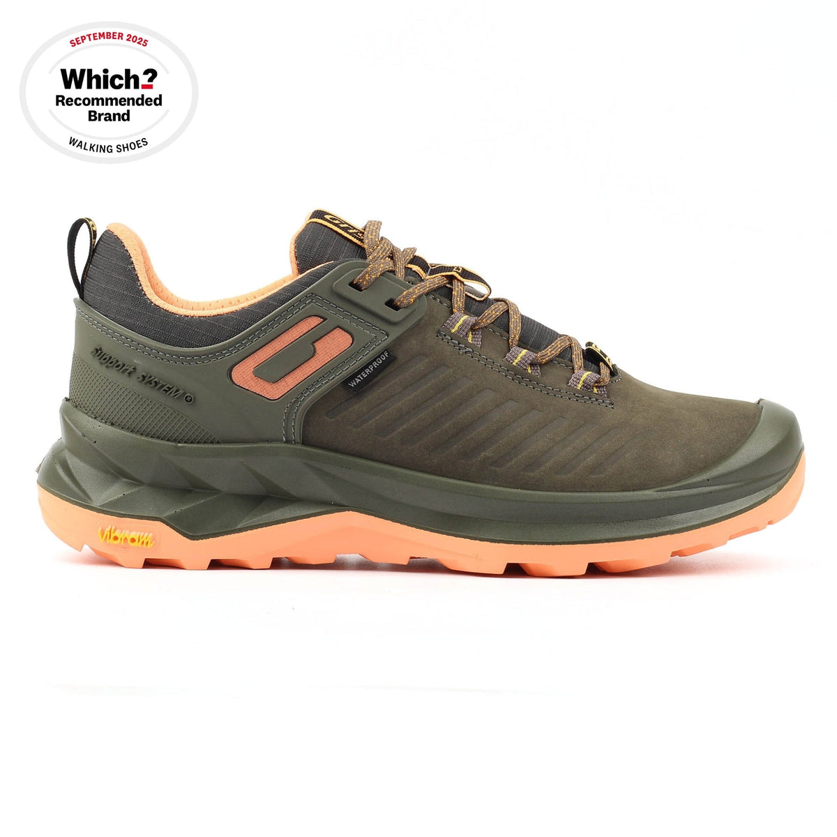 Lady Leap Military Green Shoe