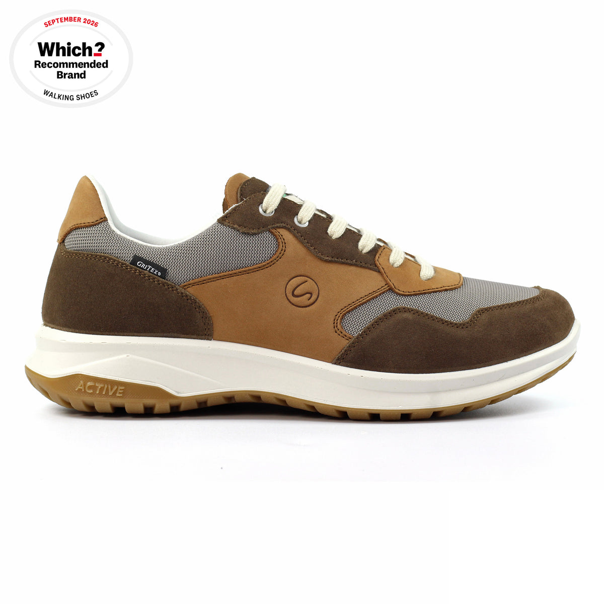 Bradwell Tan Multi Active Shoe