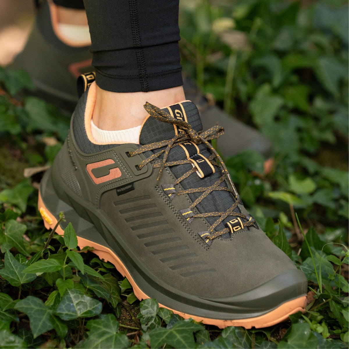 Lady Leap Military Green Shoe