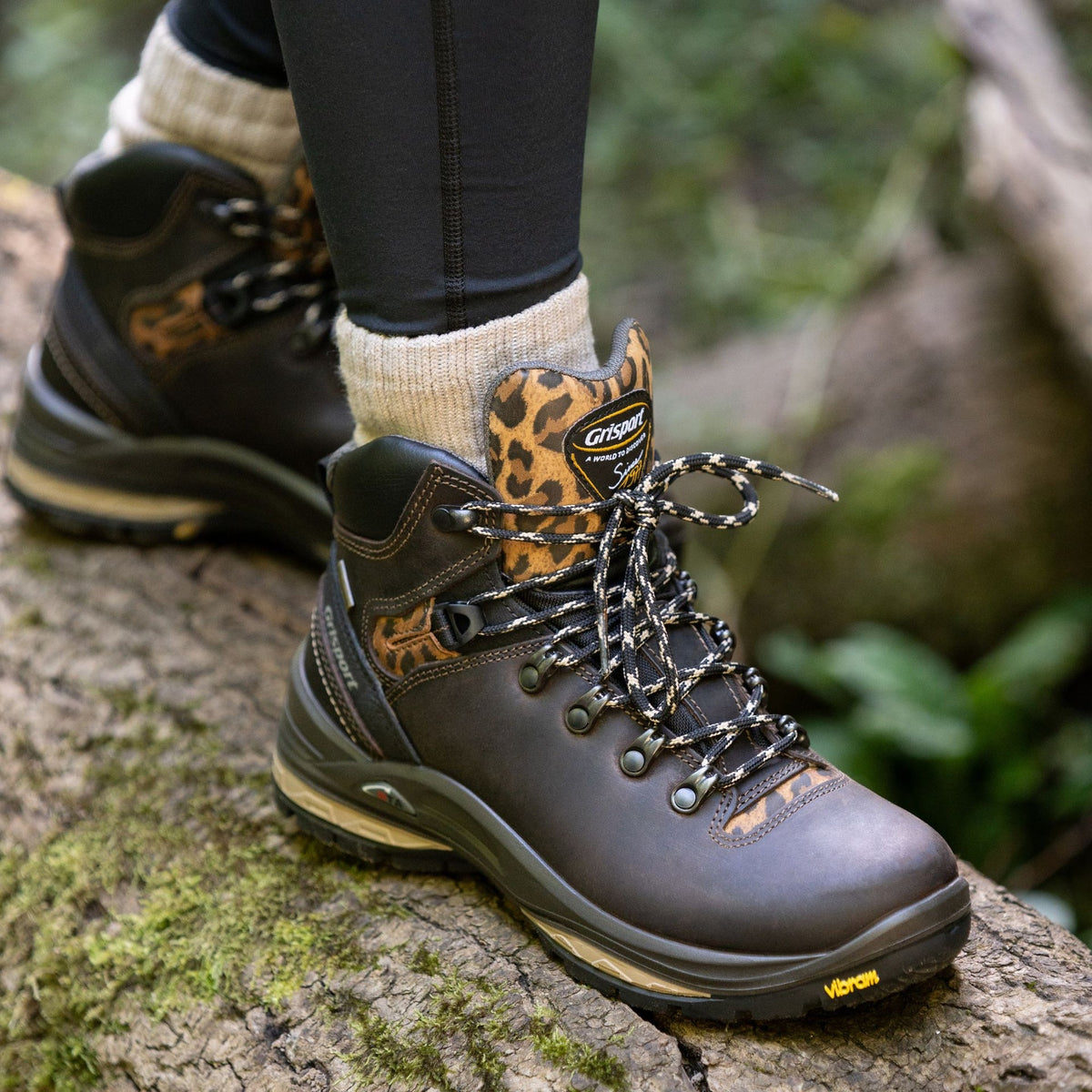 Lady Glide Animal Print Hiking Boot
