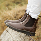 Crieff Brown Slip On Boot