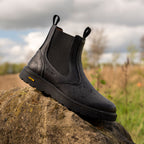 Crieff Black Slip On Boot