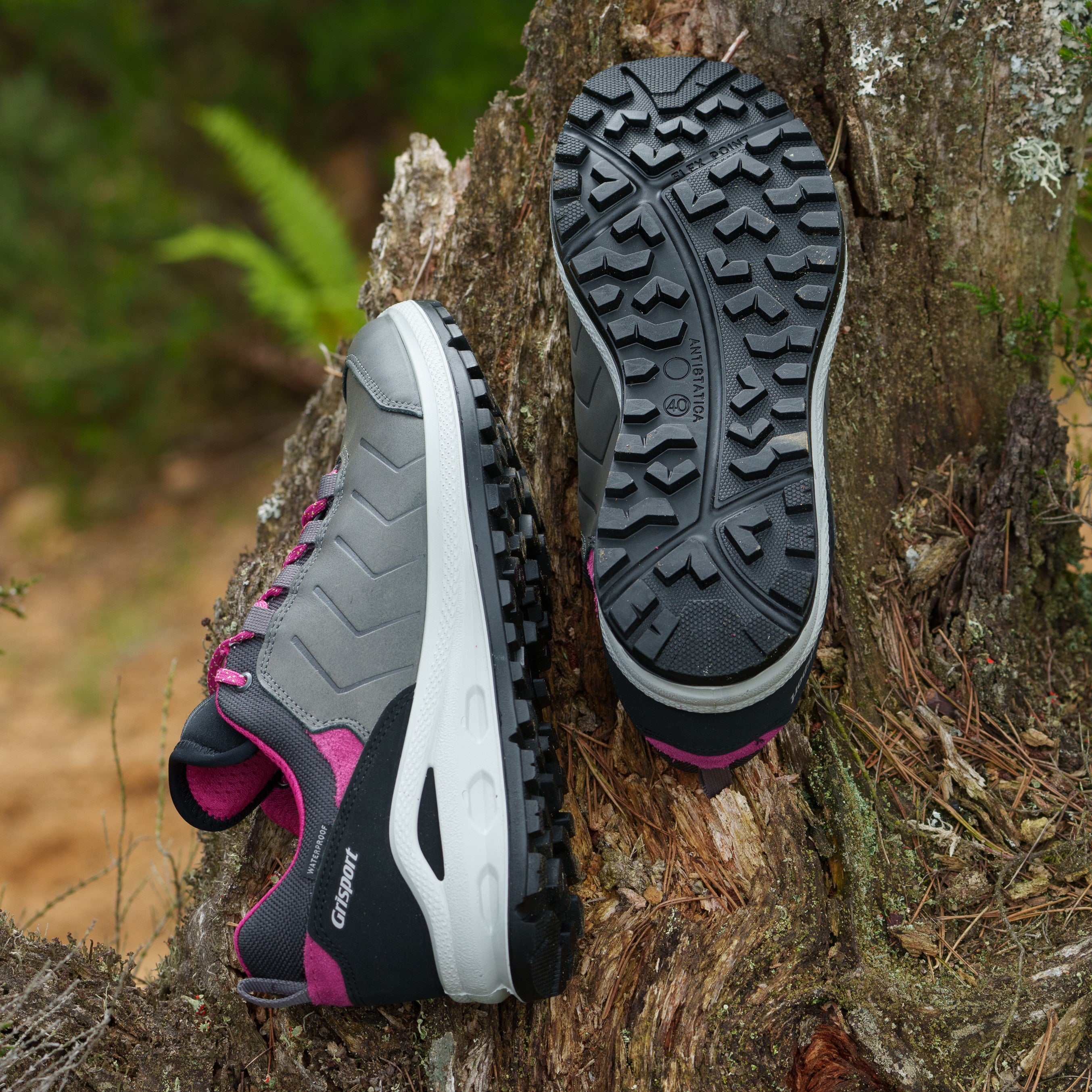 Lady Gravity Grey Walking Shoe