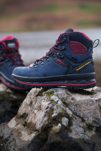 Blue Walking Boots