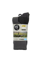 Mens Medium Bamboo 4 Pack Socks UK Size 6-8.5