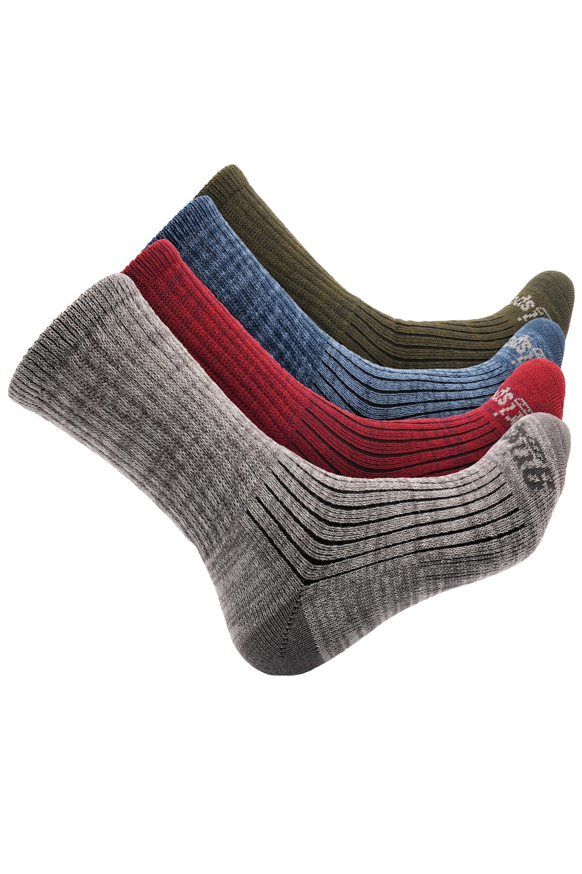 Mens Large Merino Wool 4 Pack Socks UK 9-12