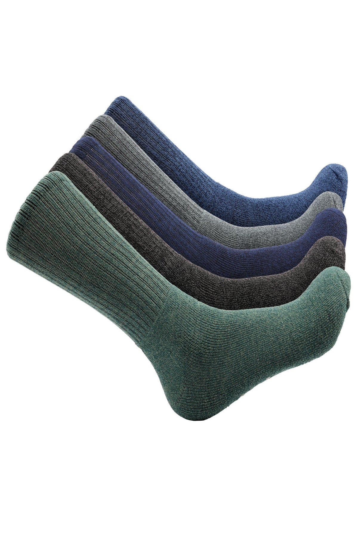Mens Medium Outdoor Socks 5 Pair Pack UK 6-8.5
