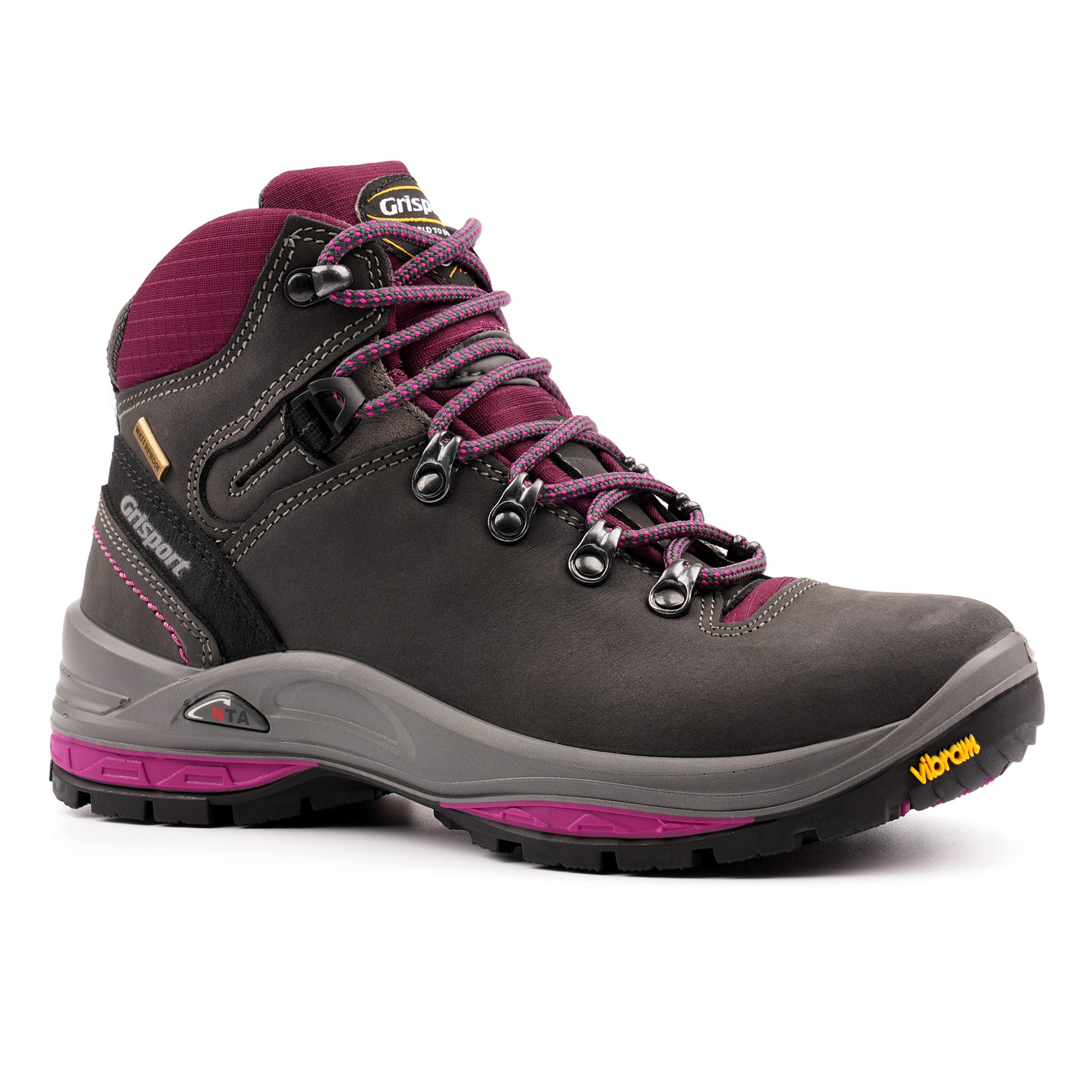 Lady Glide Grey Waterproof Hiking Boot
